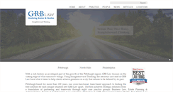 Desktop Screenshot of grblaw.com